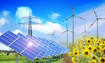instalación de energías renovables, fotovoltaica, térmica, eólica, bionasa